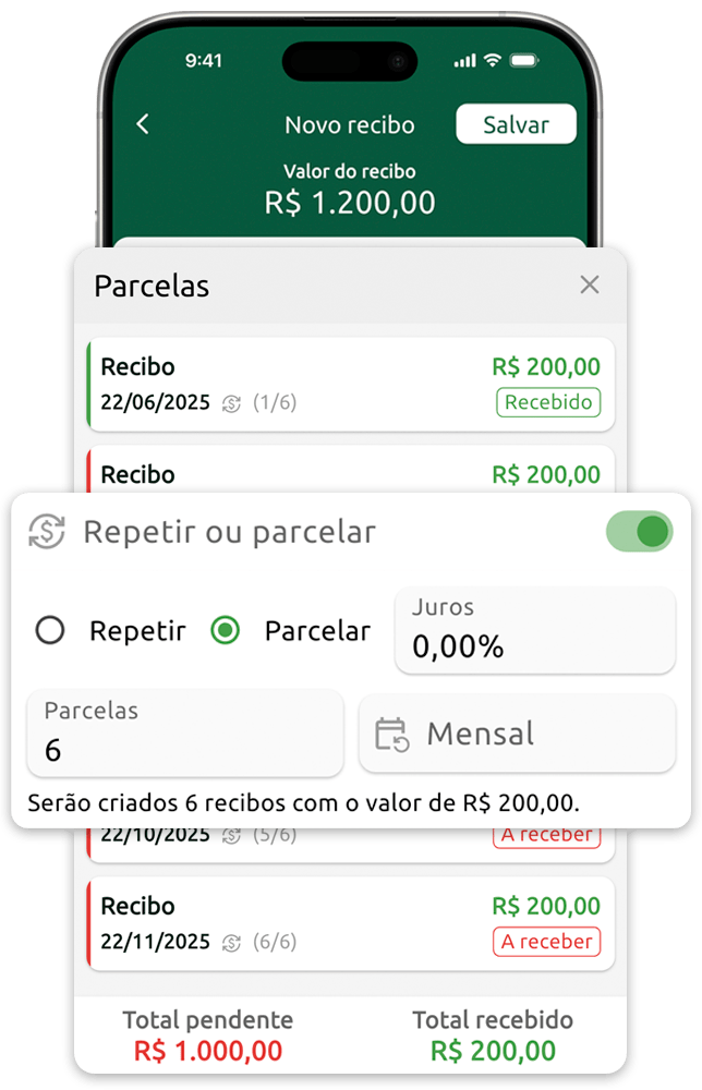[Imagem de Recibos Recorrentes]